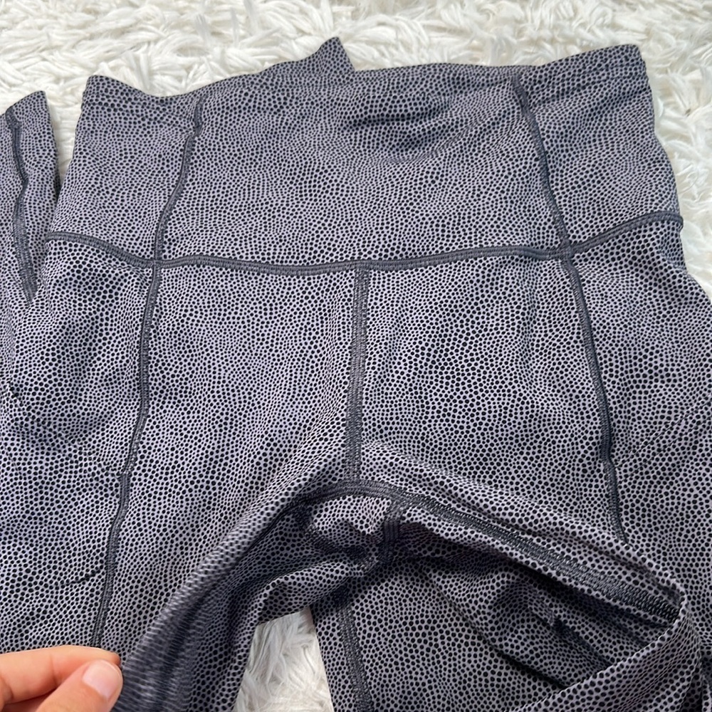 Lululemon Fast & Free 7/8 Tight II *Nulux 25" Disperse Dusky Lavender Black - Picture 2 of 6